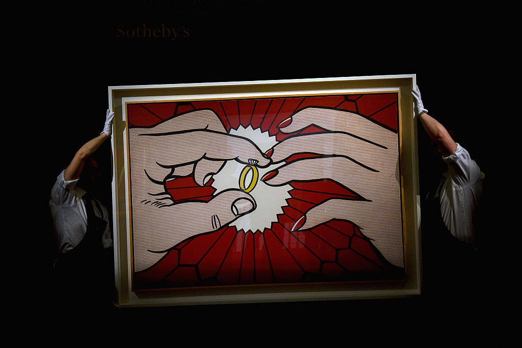 'The Ring' painting by Roy Lichtenstein