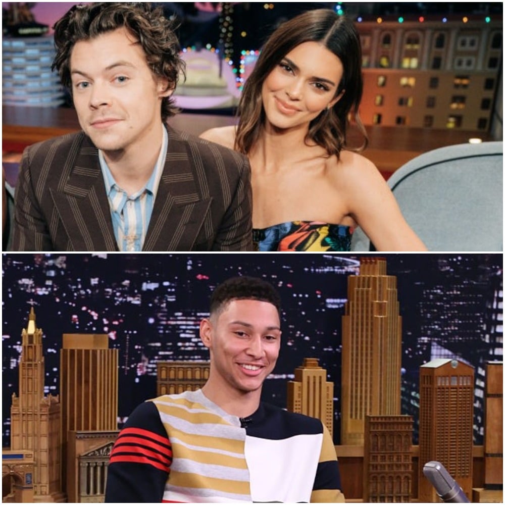 (Top) Harry Styles and Kendall Jenner, (Bottom) Ben Simmons