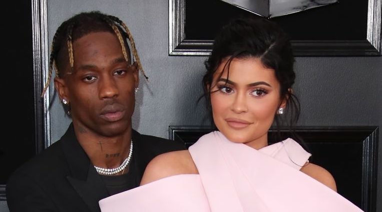 Travis Scott and Kylie Jenner on the red carpet in 2019