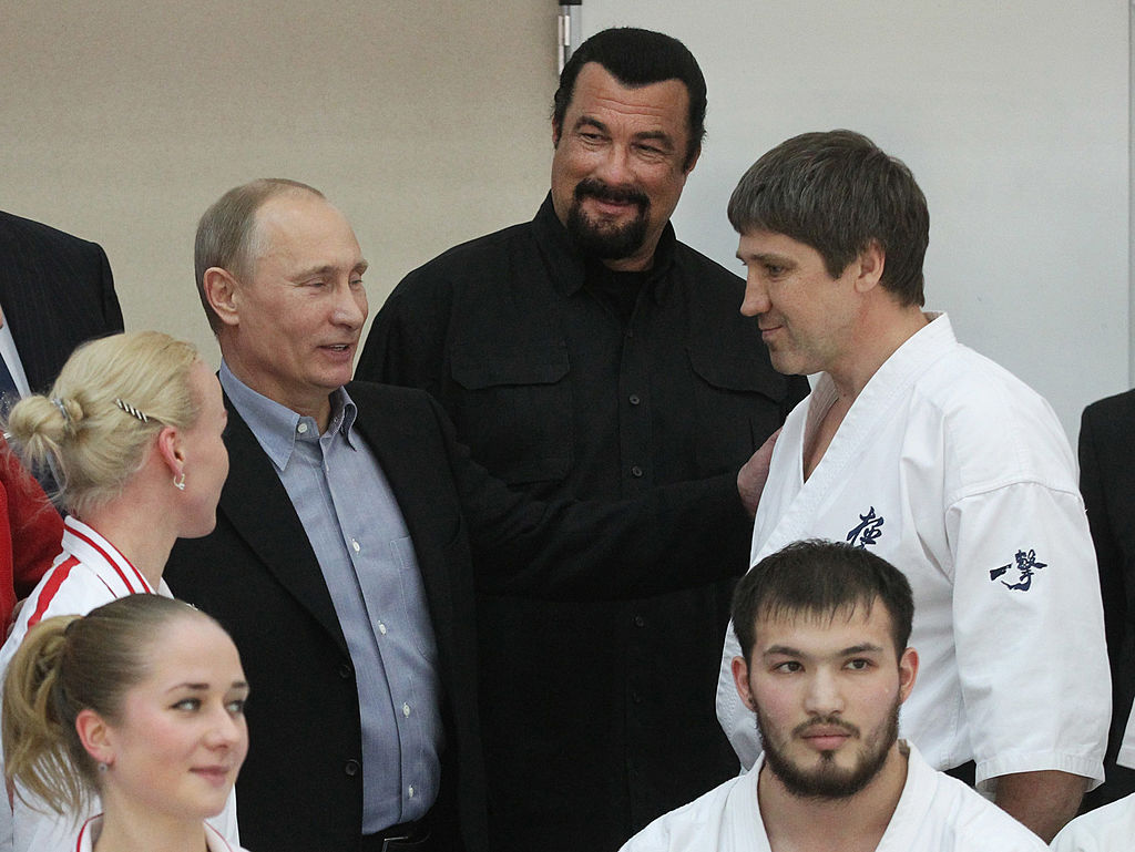 Vladimir Putin and Steven Seagal