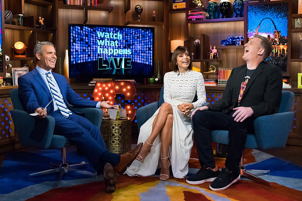 Andy Cohen, Bethenny Frankel and Michael Rapaport 