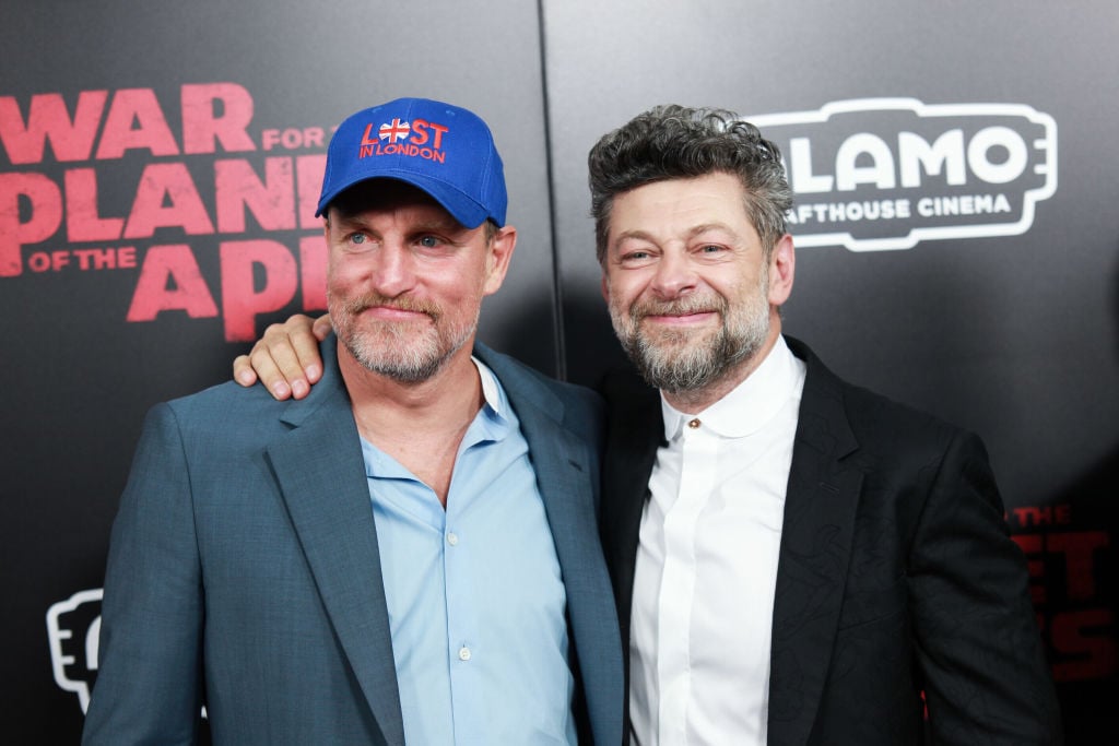 Woody Harrelson and Andy Serkis at the 'War For The Planet Of The Apes' New York premiere