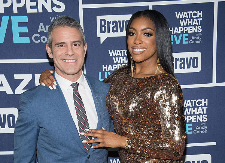 Andy Cohen and Porsha Williams
