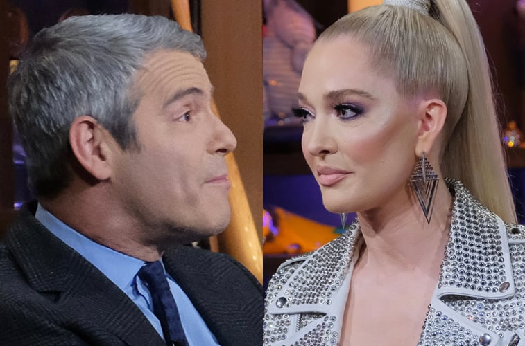 Andy Cohen and Erika Jayne