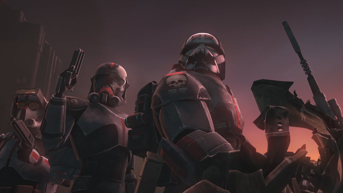 The Bad Batch in Season 7 of 'Star Wars: The Clone Wars.'