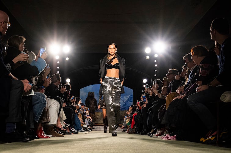 Bella Hadid walks the runway