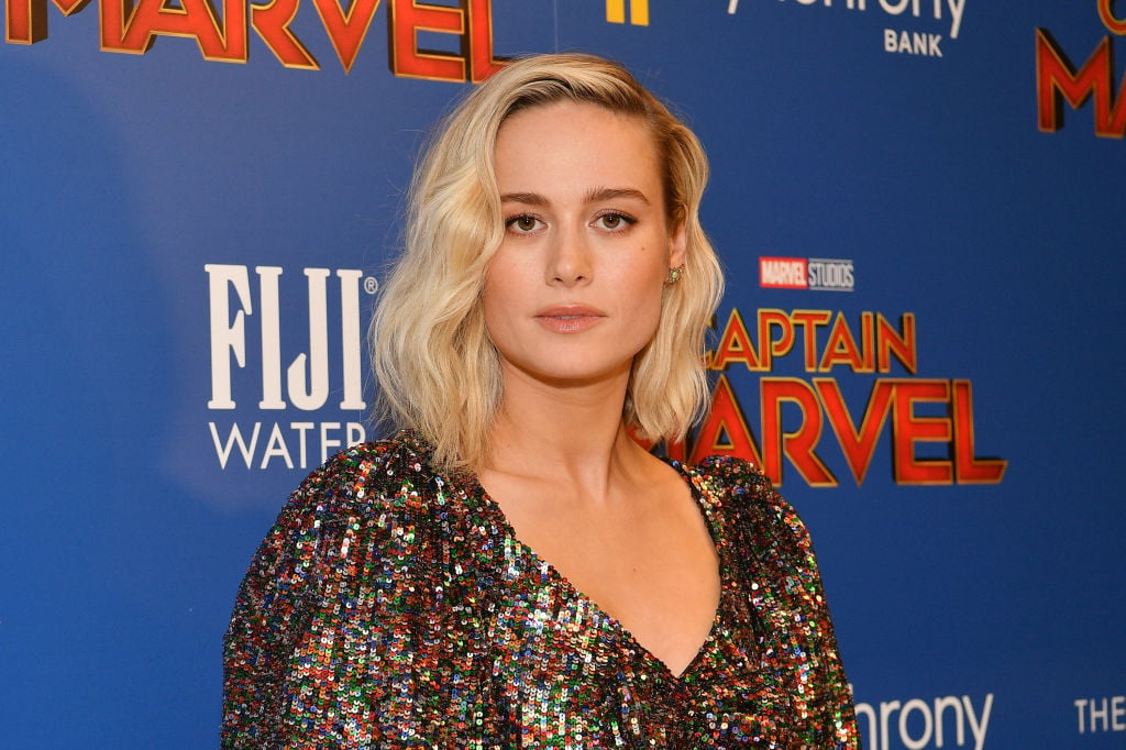 Brie Larson on the red carpet at the 'Captain Marvel' screening in New York City.