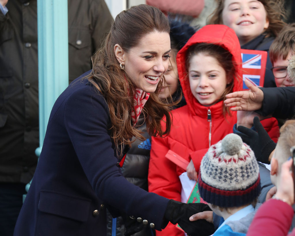 Catherine, Duchess of Cambridge visits the RNLI Mumbles Lifeboat Station