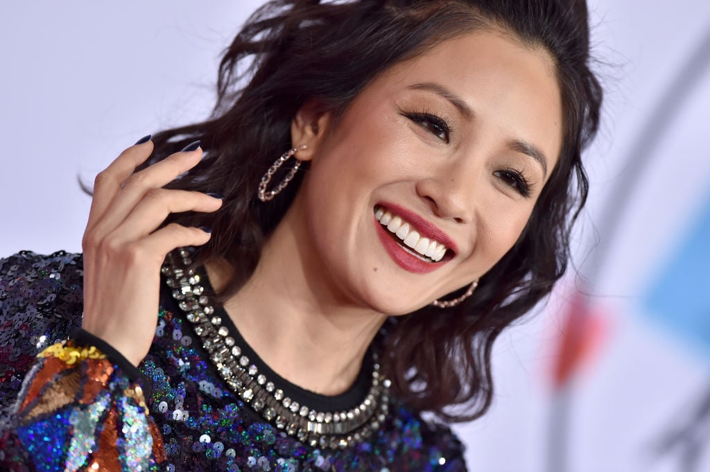 Constance Wu attends the 2018 American Music Awards.
