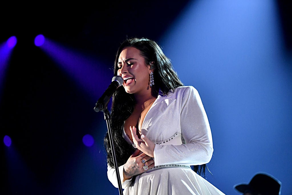 Demi Lovato performs onstage during the 62nd Annual GRAMMY Awards on January 26, 2020