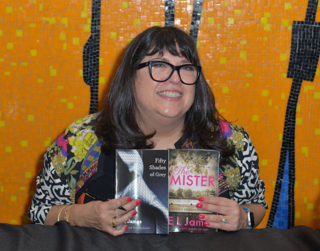 Author E.L. James at event for 'The Mister'