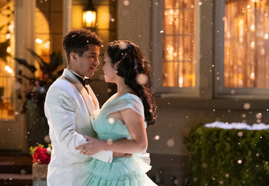 John Ambrose McClaren (Jordan Fisher) dancing with Lara Jean (Lana Condor) in 'To All The Boys: P.S. I Still Love You.'