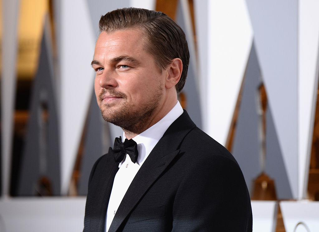 Leonardo DiCaprio attends the 88th Annual Academy Awards.
