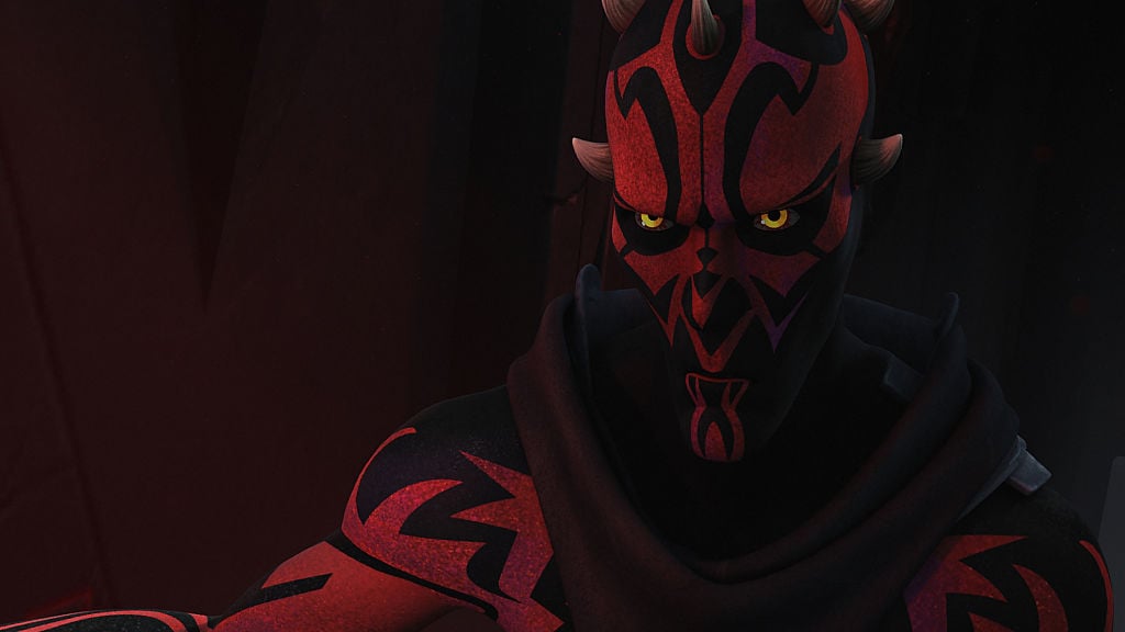 Maul in Episode "Twilight of the Apprentice: Part I and II" in 'Star Wars Rebels,' which takes places years after 'The Clone Wars.'