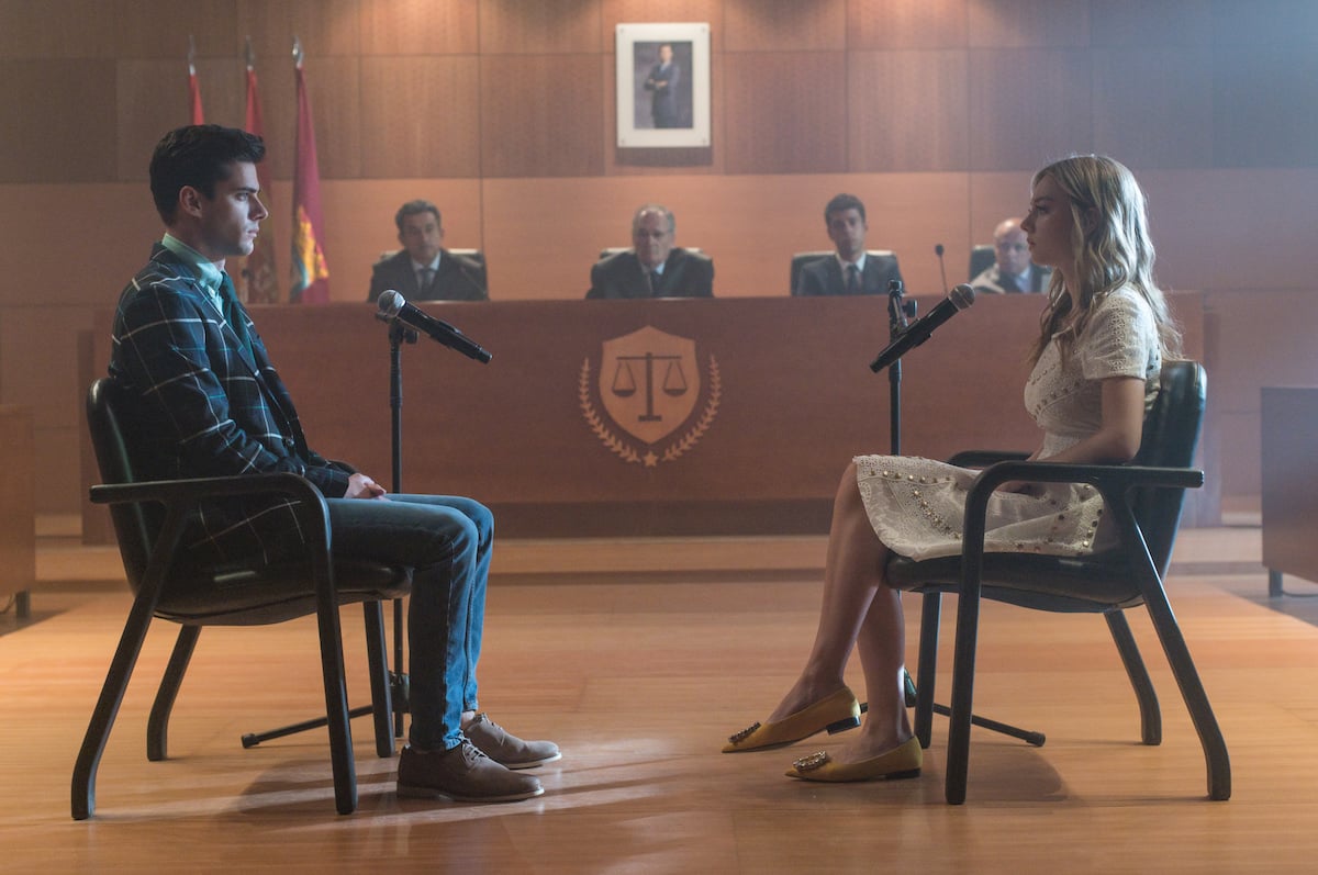 Polo and Carla go in front of a judge in 'Élite' Season 3.