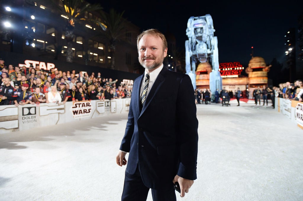 Director Rian Johnson at the world premiere of 'Star Wars: The Last Jedi' at The Shrine Auditorium on December 9, 2017.