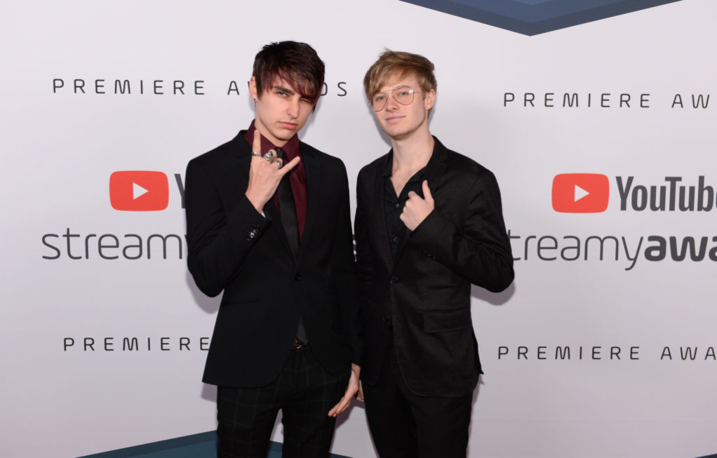 YouTube vloggers Sam Golbach and Colby Brock