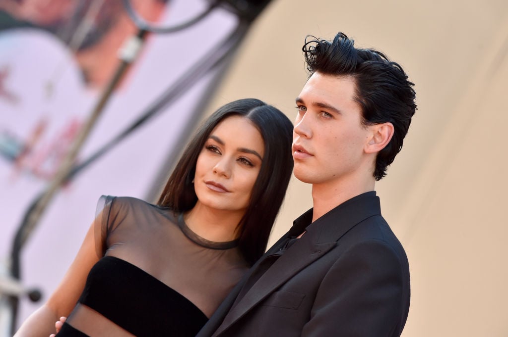 Vanessa Hudgens and Austin Butler attend 'Once Upon a Time in Hollywood' Los Angeles Premiere on July 22, 2019 
