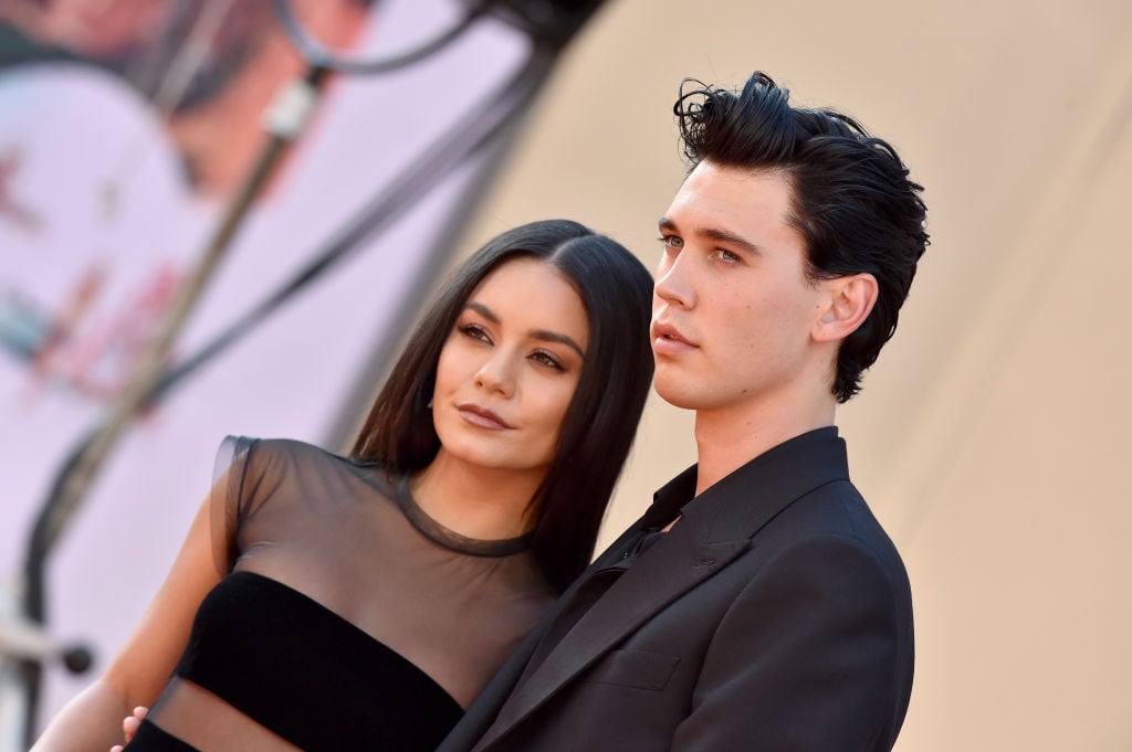 Vanessa Hudgens and Austin Butler attend 'Once Upon a Time in Hollywood' Los Angeles Premiere on July 22, 2019