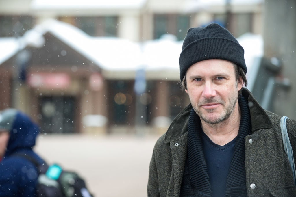 Actor Josh Hamilton walks in Park City on January 21, 2018 in Park City, Utah.  