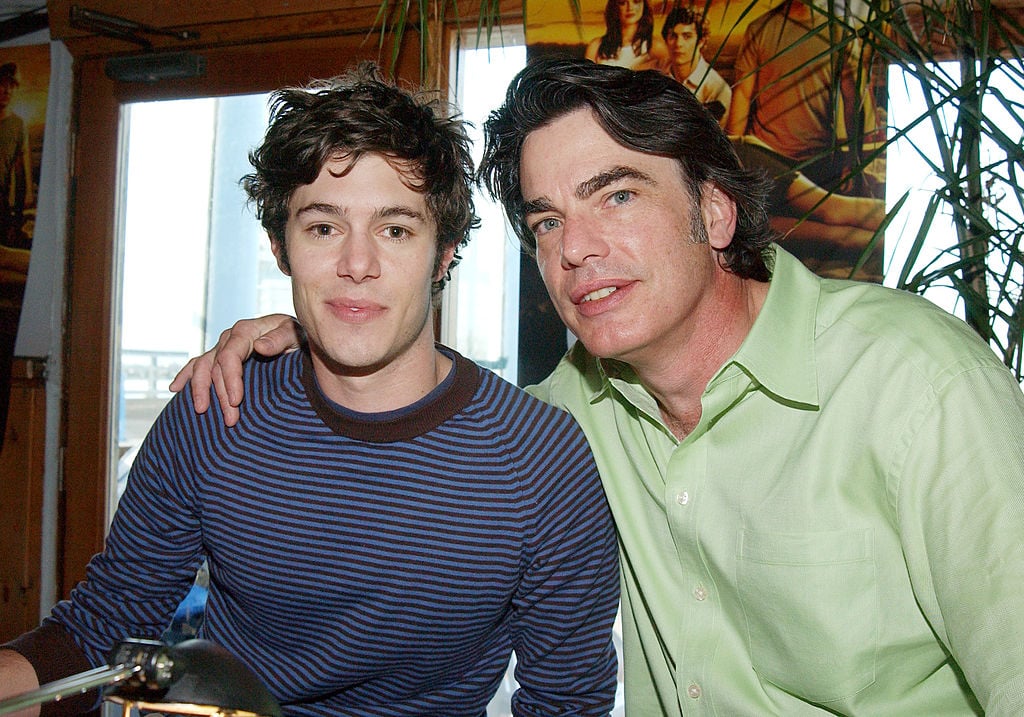 Adam Brody and Peter Gallagher on Oct. 29, 2004