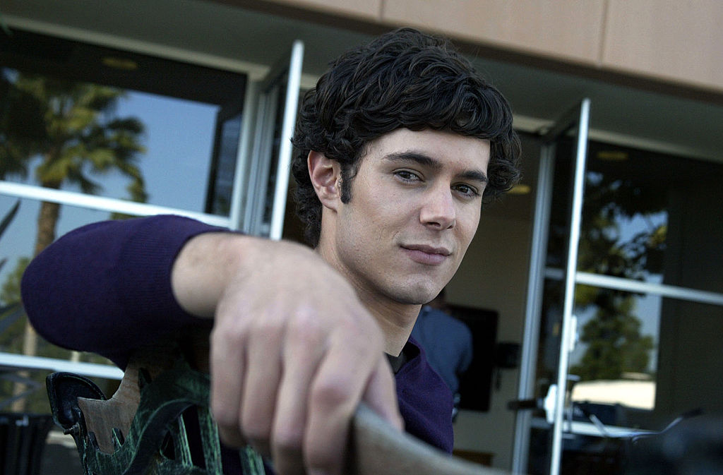 Adam Brody outside the set of 'The O.C.' on Oct. 14, 2004