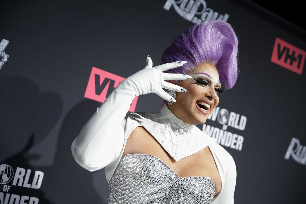 Alexis Michelle attends "RuPaul's Drag Race" season 9 premiere party  