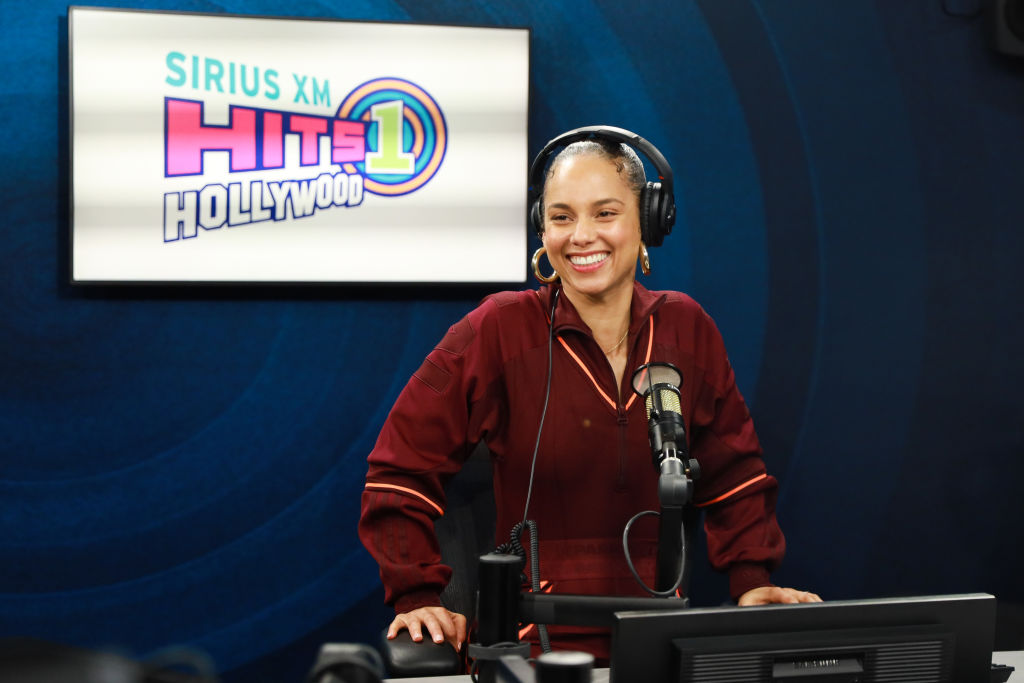 Alicia Keys visits the SiriusXM Hollywood Studio on January 22, 2020 | Rich Fury/Getty Images