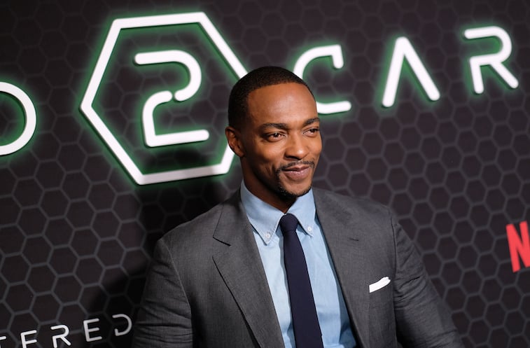 Anthony Mackie on the red carpet