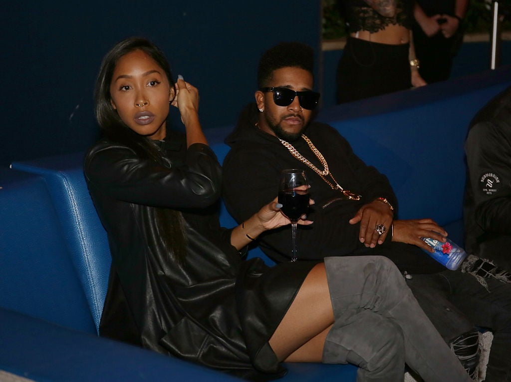 Apryl Jones and Omarion in 2015