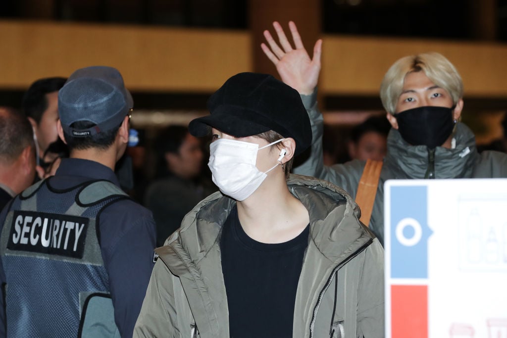 Suga of boy band BTS