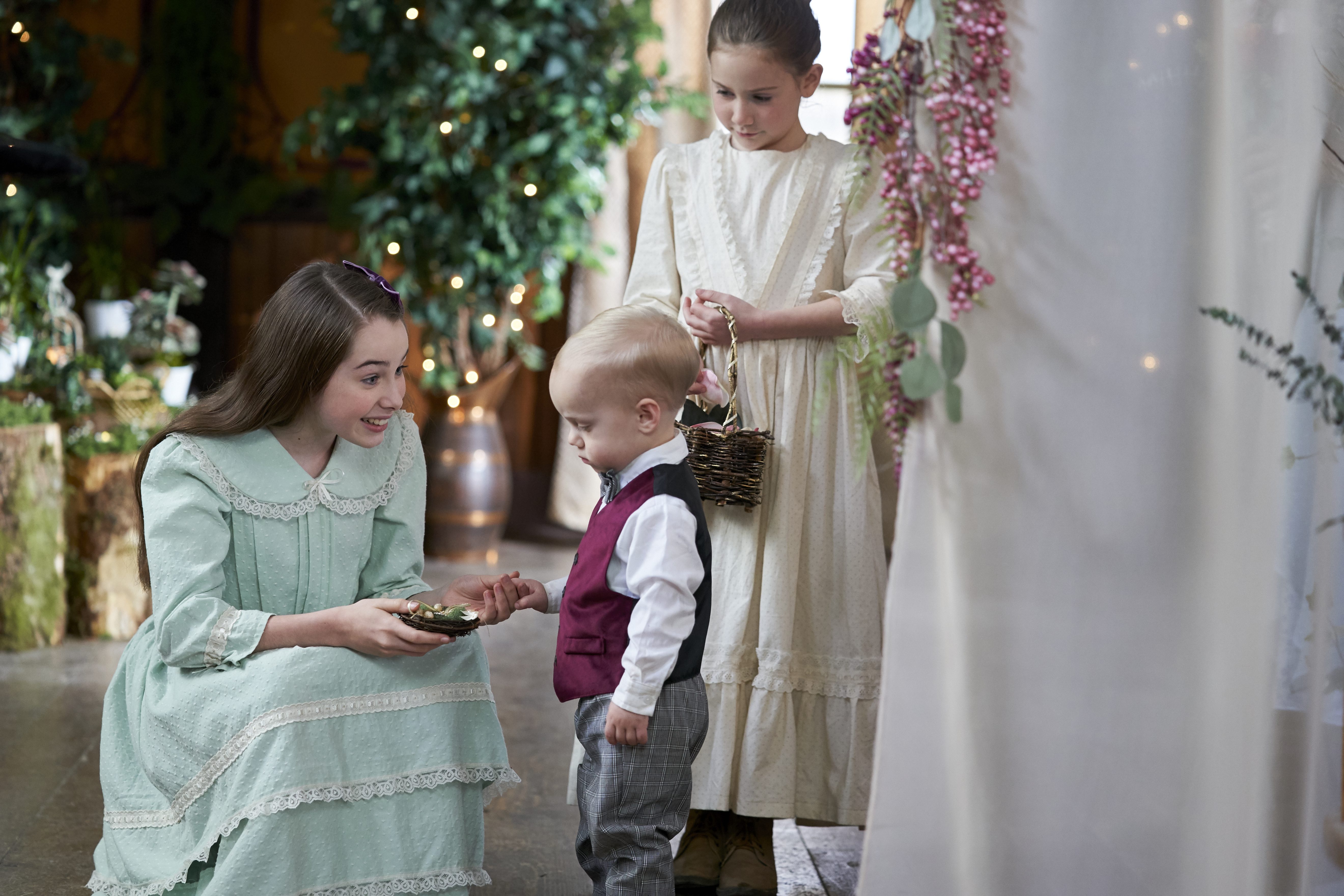 baby jack is a ringbearer at Clara and Jesse's wedding