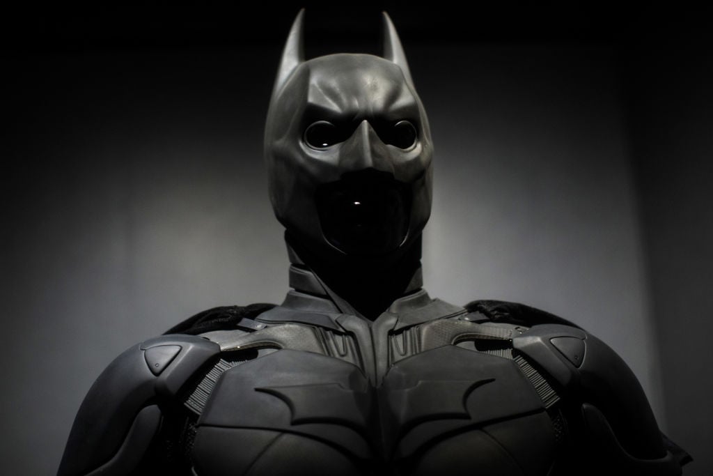 A Batman costume from 'The Dark Knight Rises'