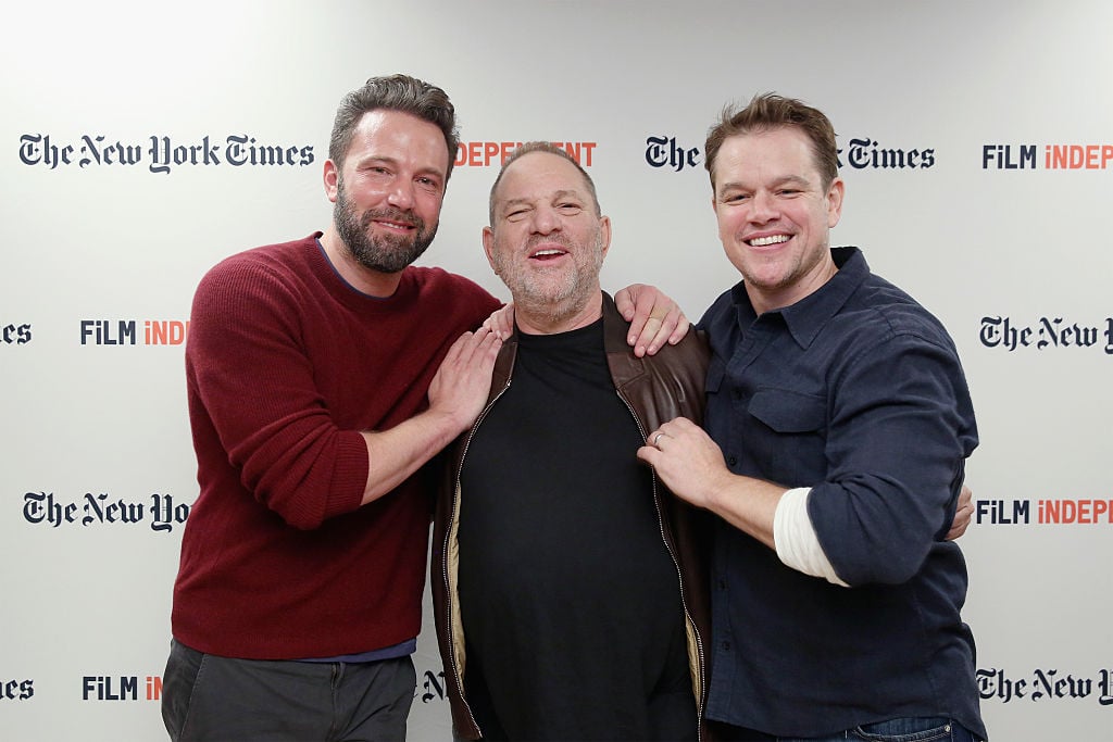 Ben Affleck and Harvey Weinstein