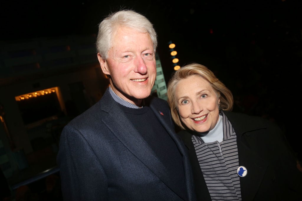 Former President Bill Clinton and Hillary Clinton