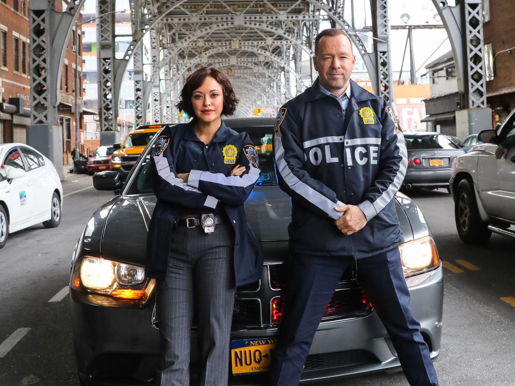 Donnie Wahlberg and Marisa Ramirez on 'Blue Bloods'