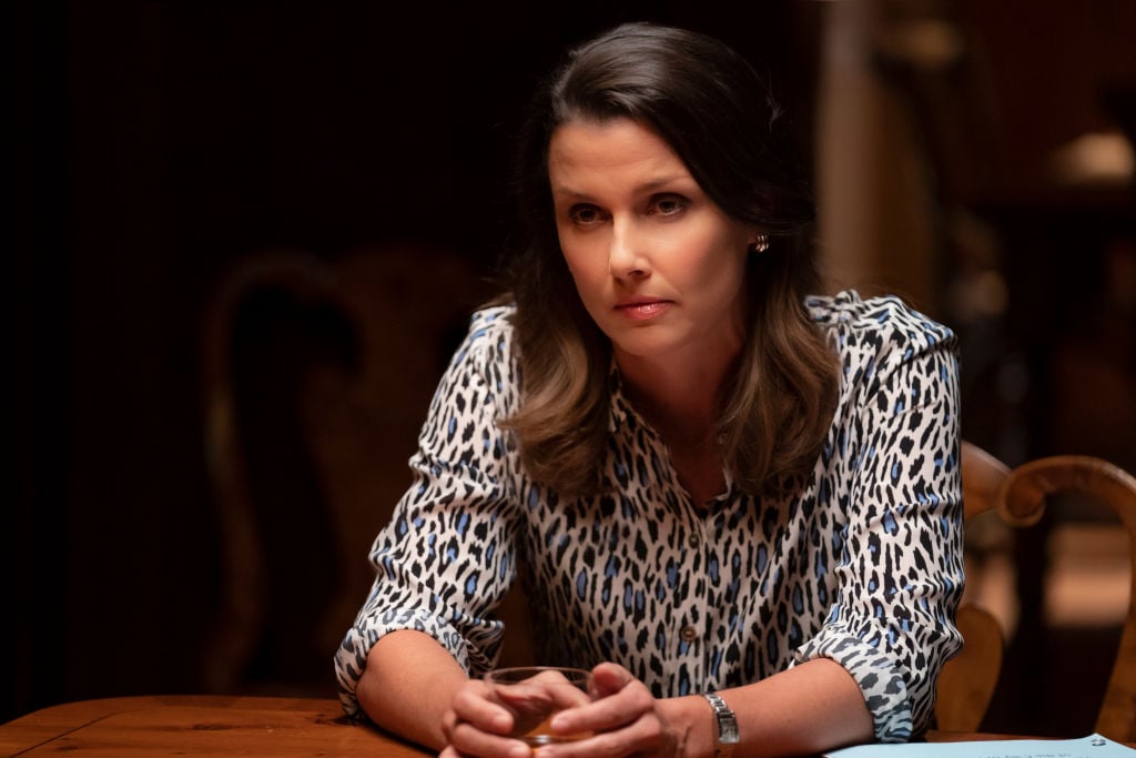 Bridget Moynahan on the set of Blue Bloods |  Patrick Harbron/CBS via Getty Images