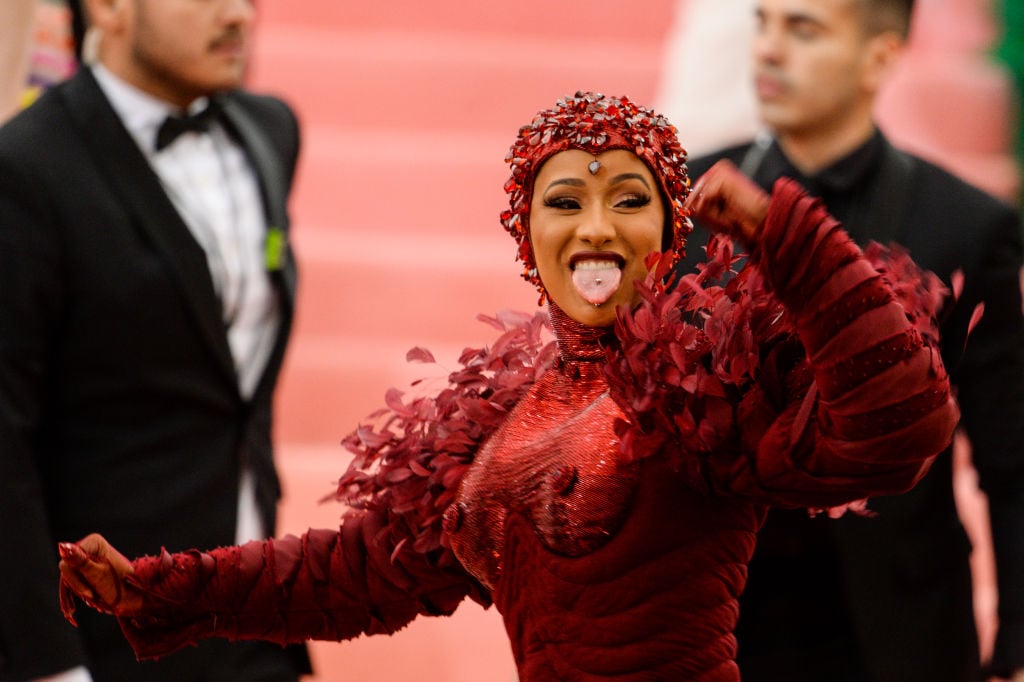 Cardi B on the red carpet at the 2019 Met Gala