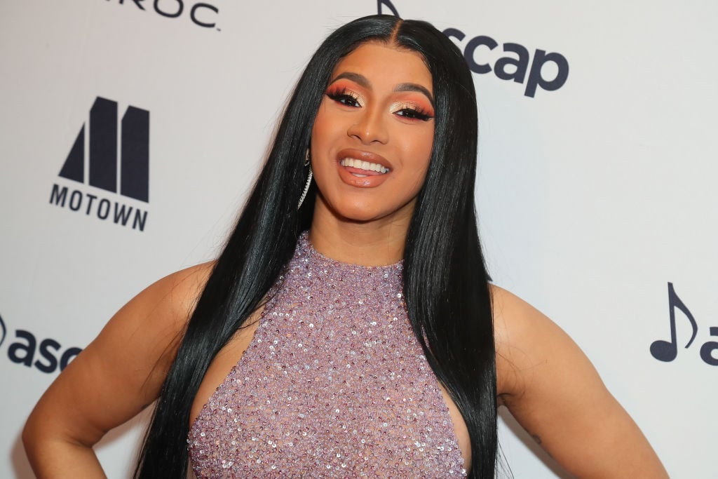 Cardi B at an award show in June 2019