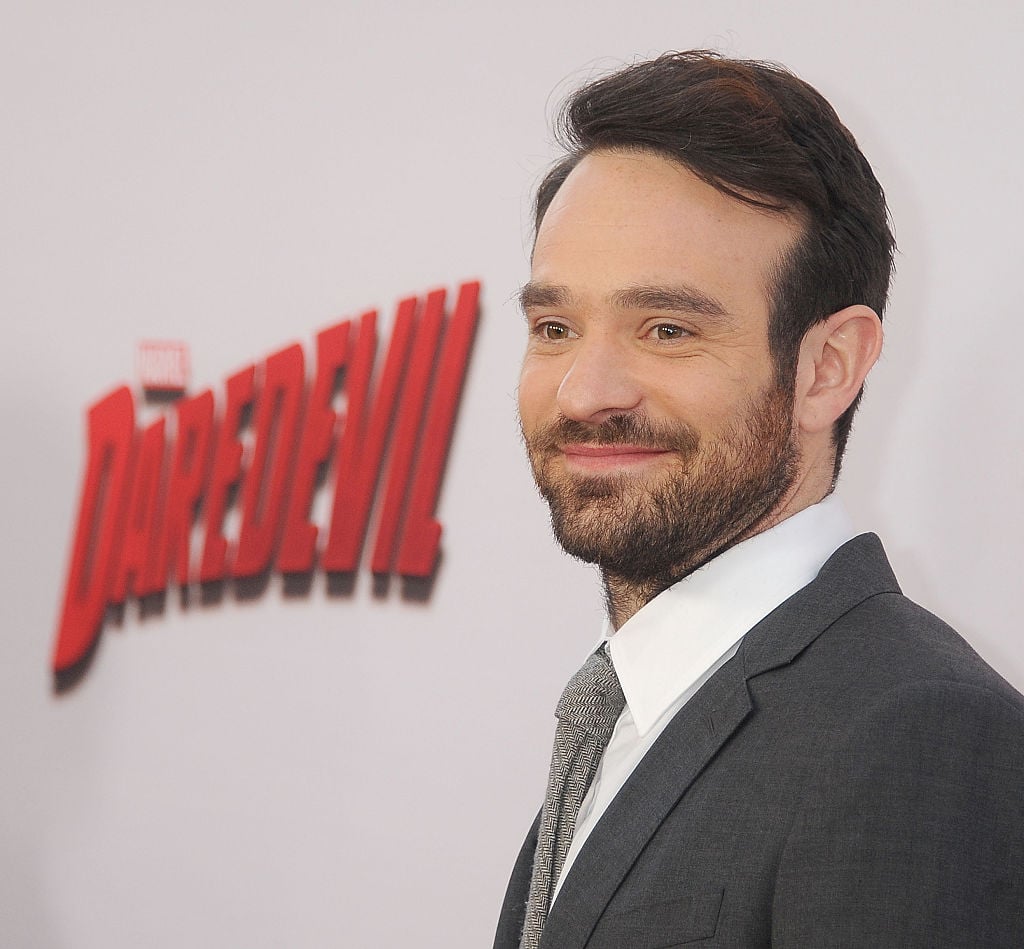 Charlie Cox at the premiere of 'Marvel's Daredevil'