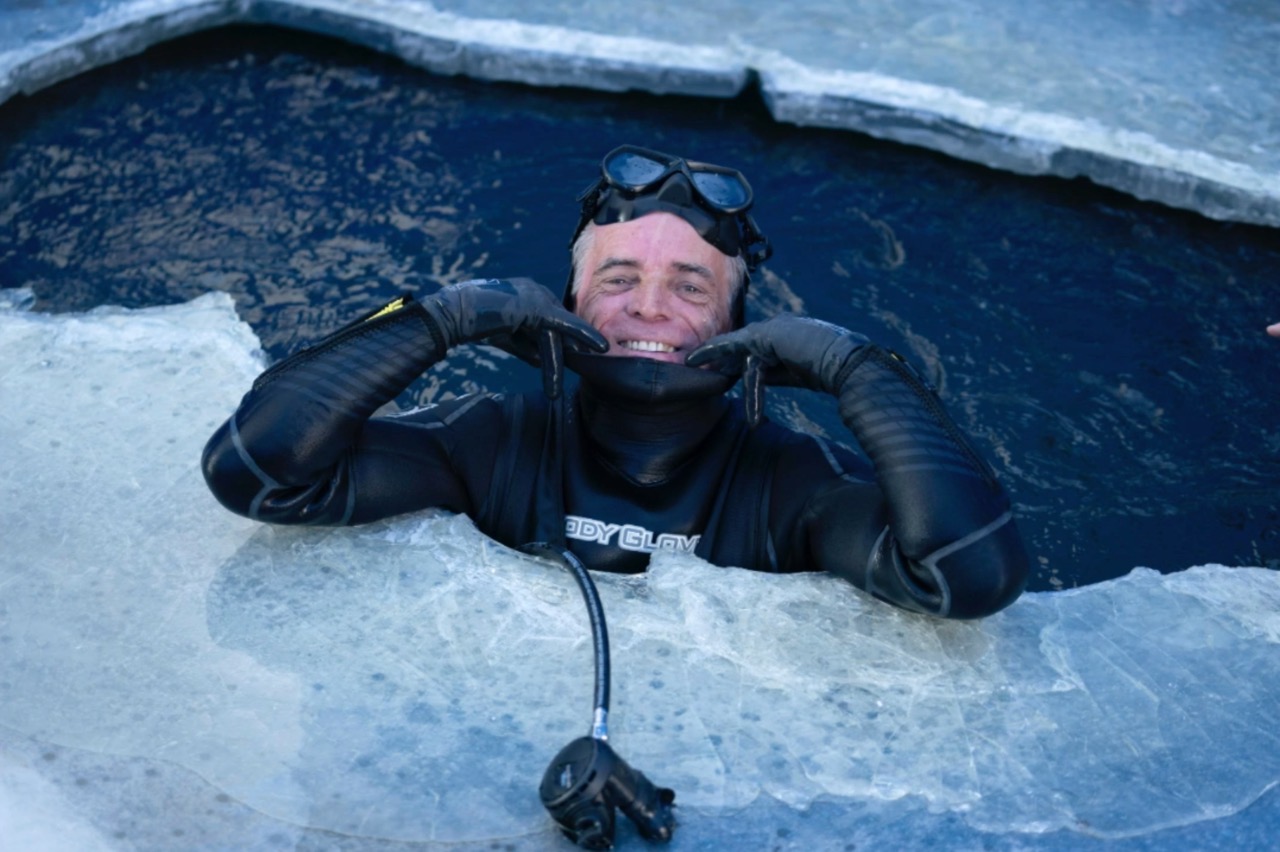 Charlie Croughwell rehearsing stunts for 'Call of the Wild'