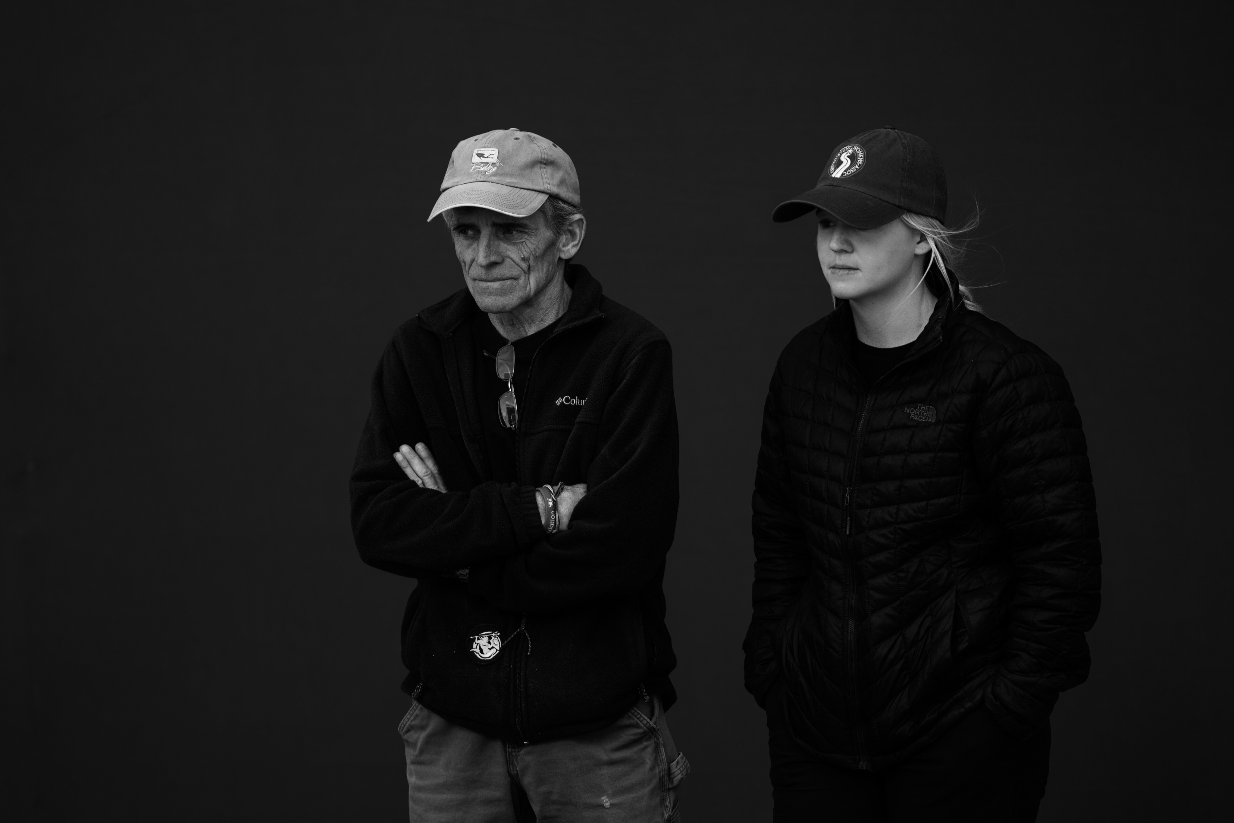 Charlie Croughwell with daughter and stunt woman Callie Croughwell