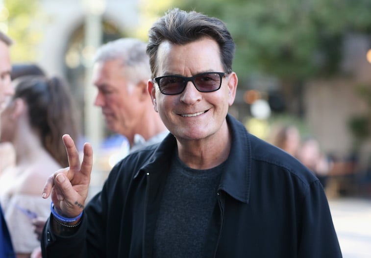 Charlie Sheen at LA Film Festival