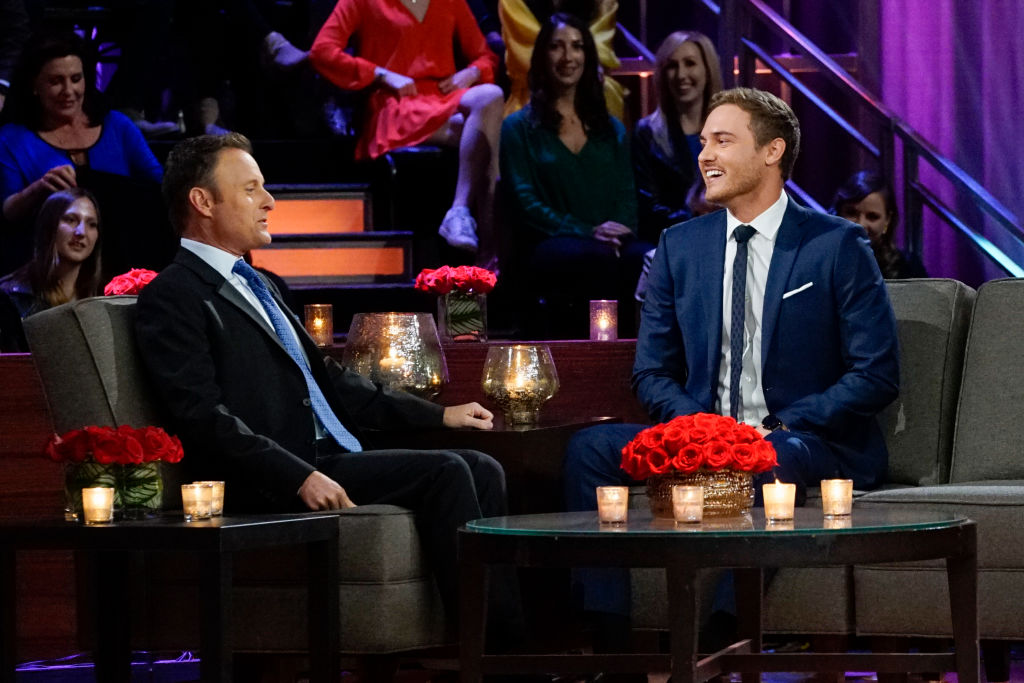 The Bachelor finale Chris Harrison and Peter Weber
