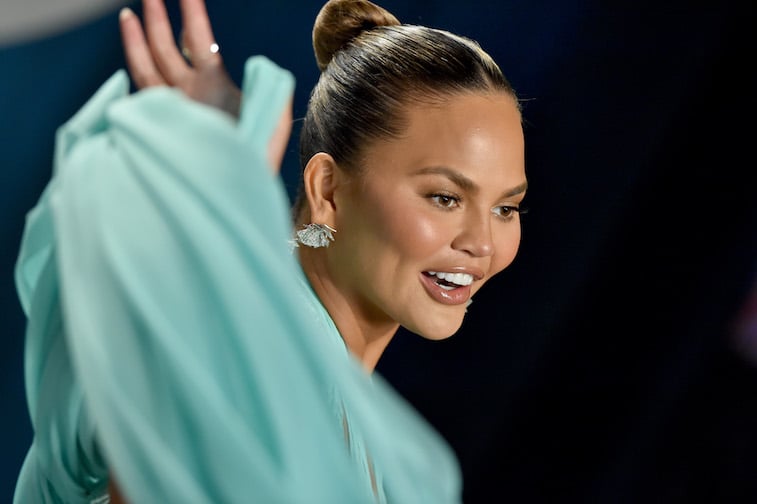 Chrissy Teigen on the red carpet