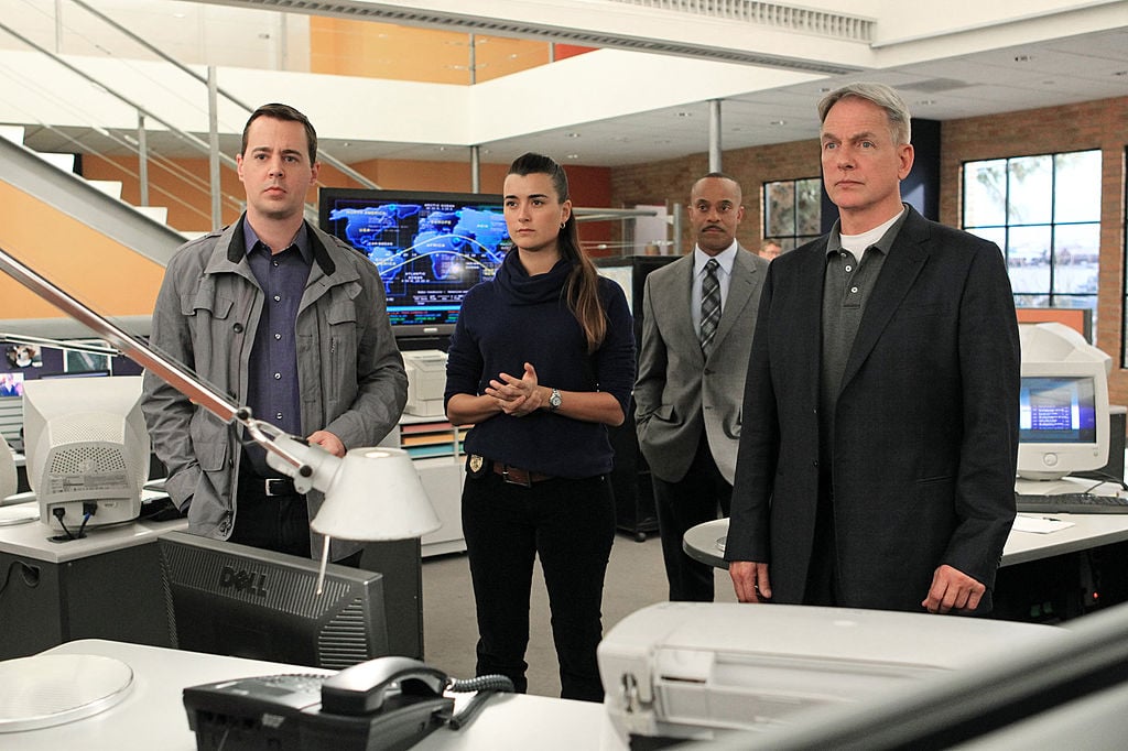 Cote de Pablo with the NCIS cast |  Sonja Flemming/CBS via Getty Images