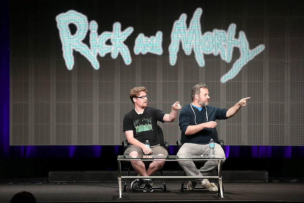 'Rick and Morty' creators Justin Roiland and Dan Harmon at 2013 Summer TCA Tour - Day 1