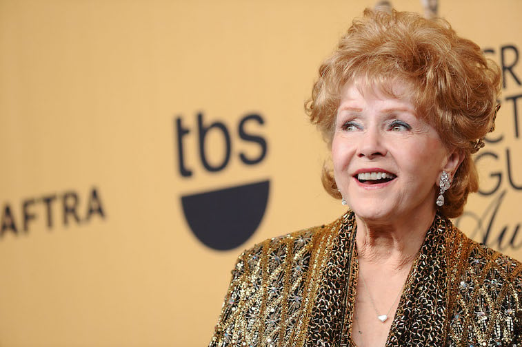 Debbie Reynolds on the red carpet