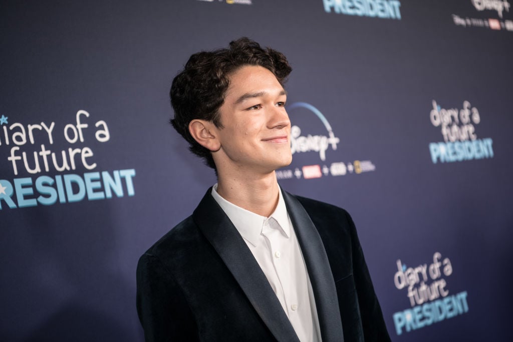 Charlie Bushnell arrives at the premiere of Disney+'s 'Diary Of A Future President'