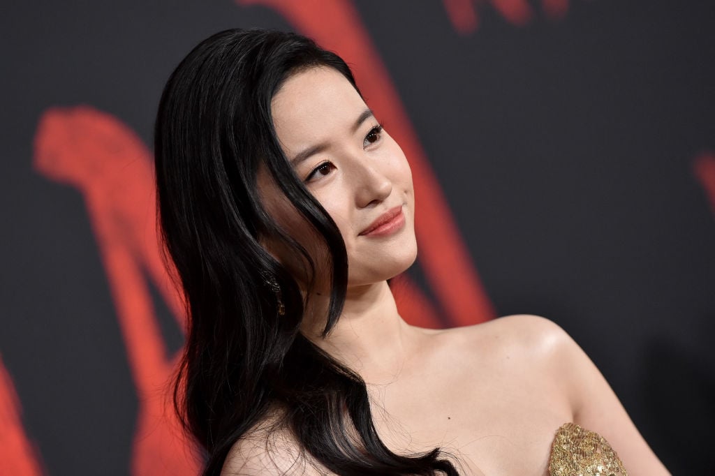 Yifei Liu attends the premiere of Disney's "Mulan"